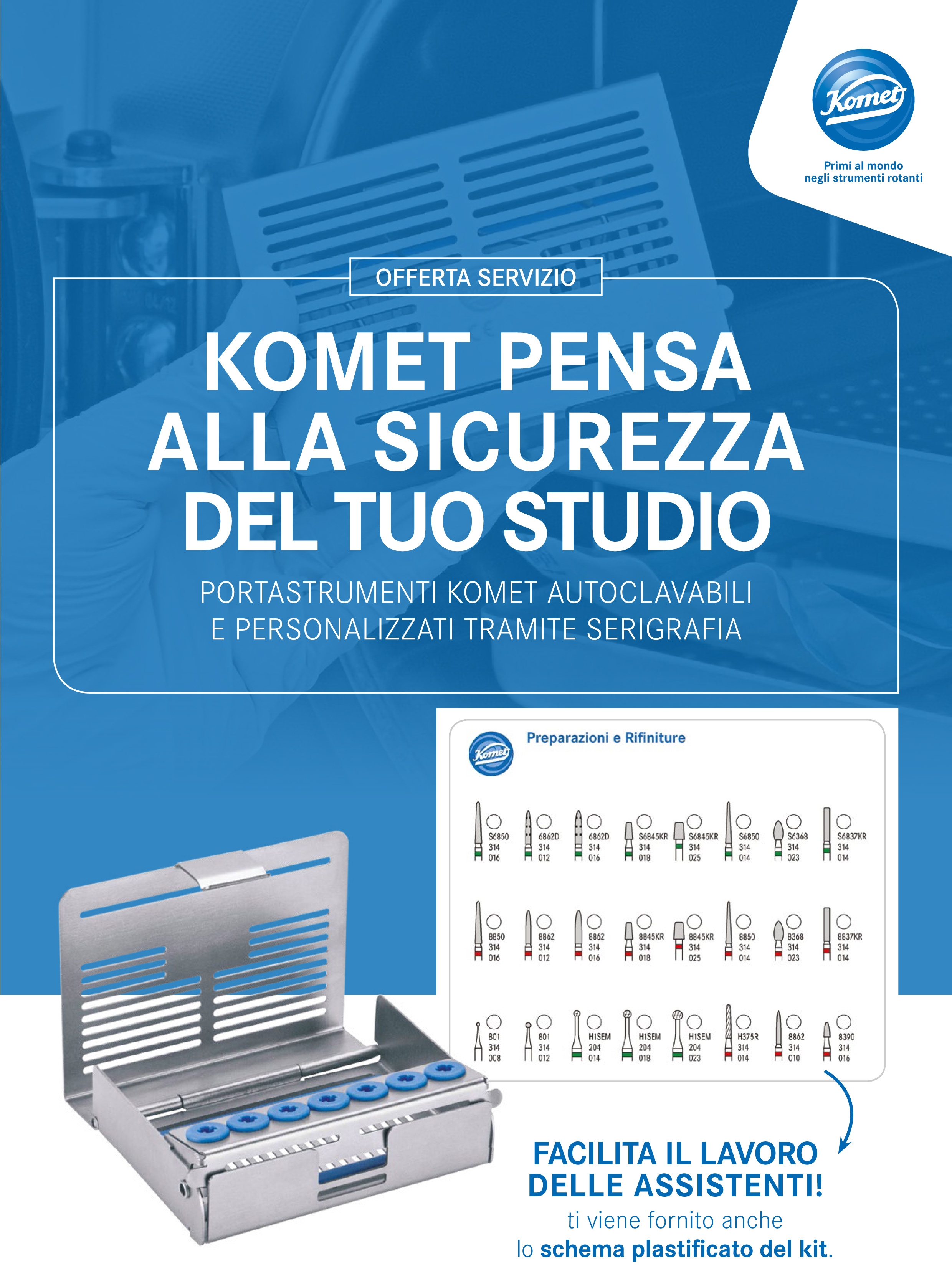 portastrumenti autoclavabili