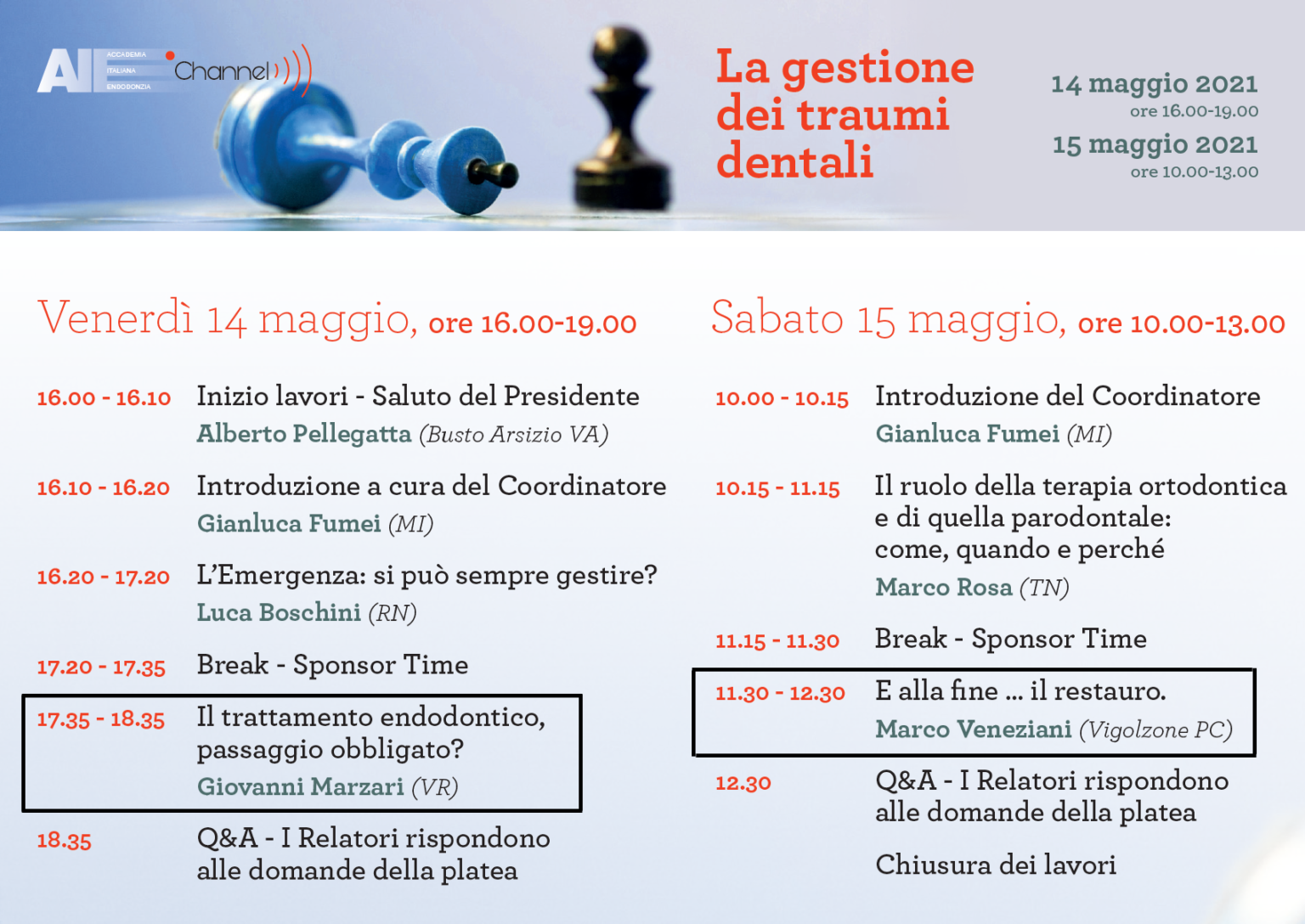 I primi tre odontoiatri che faranno richiesta a info@komet.it potranno iscriversi gratuitamente al corso online dell’AIE: 
