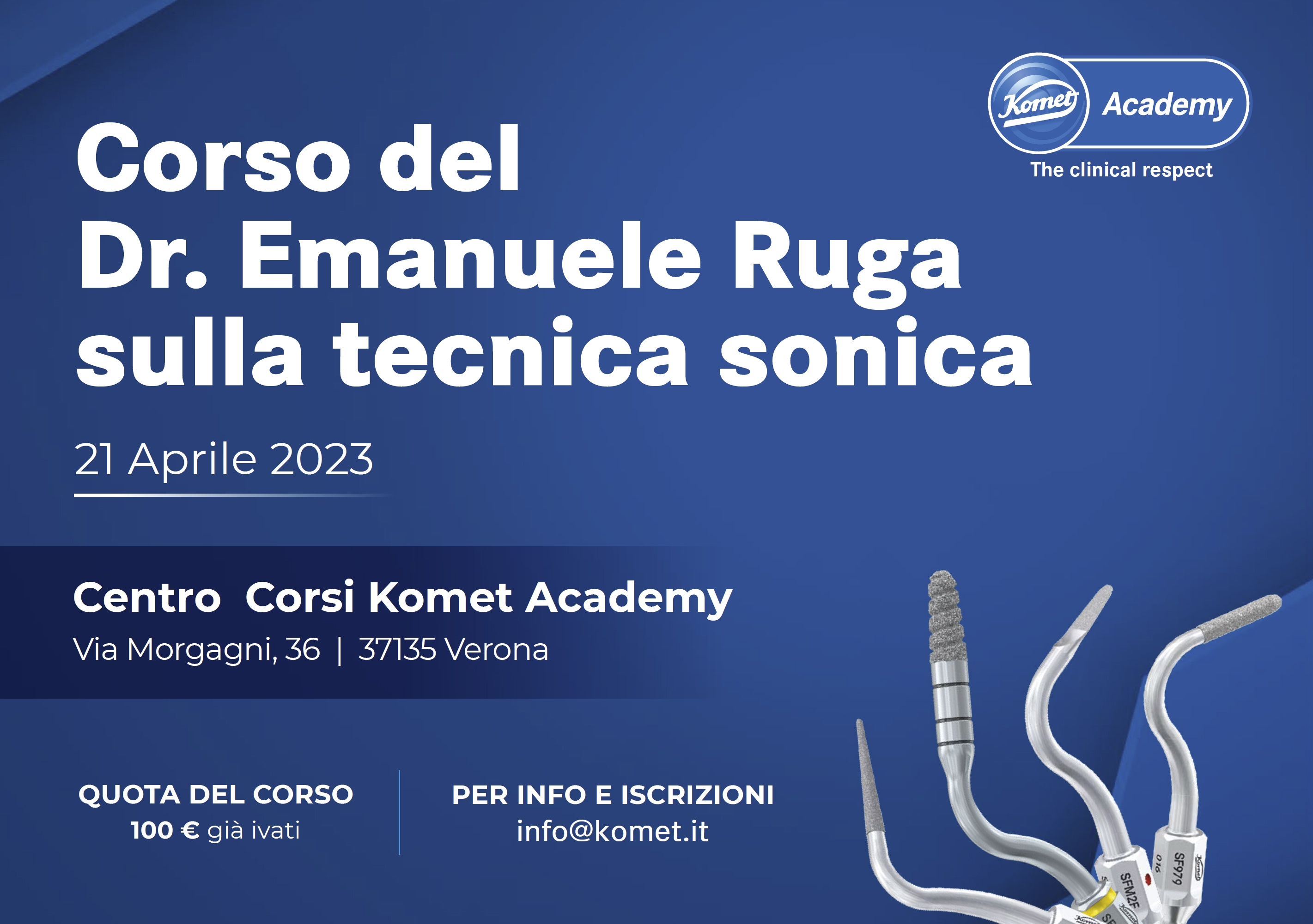 Corso del Dr. Ruga su tecnica sonica