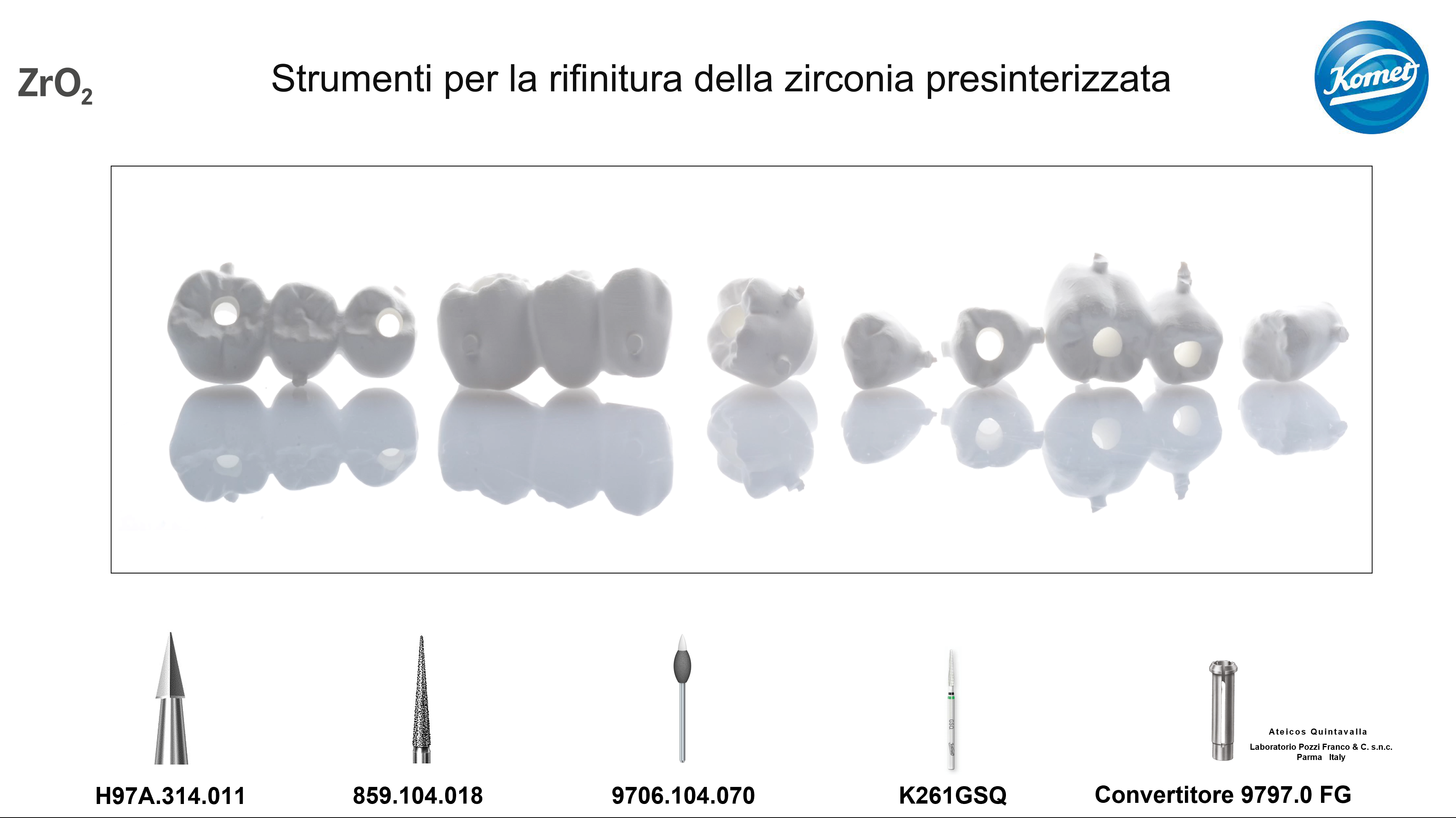 Lavorazione della Zirconia presinterizzata (2)