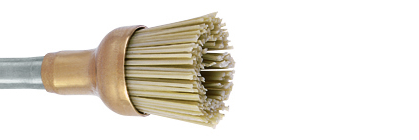 Spazzolino a fibre speciali per compositi e ceramiche