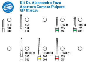 Kit apertura cavità d’accesso del Dr. Alessandro Fava