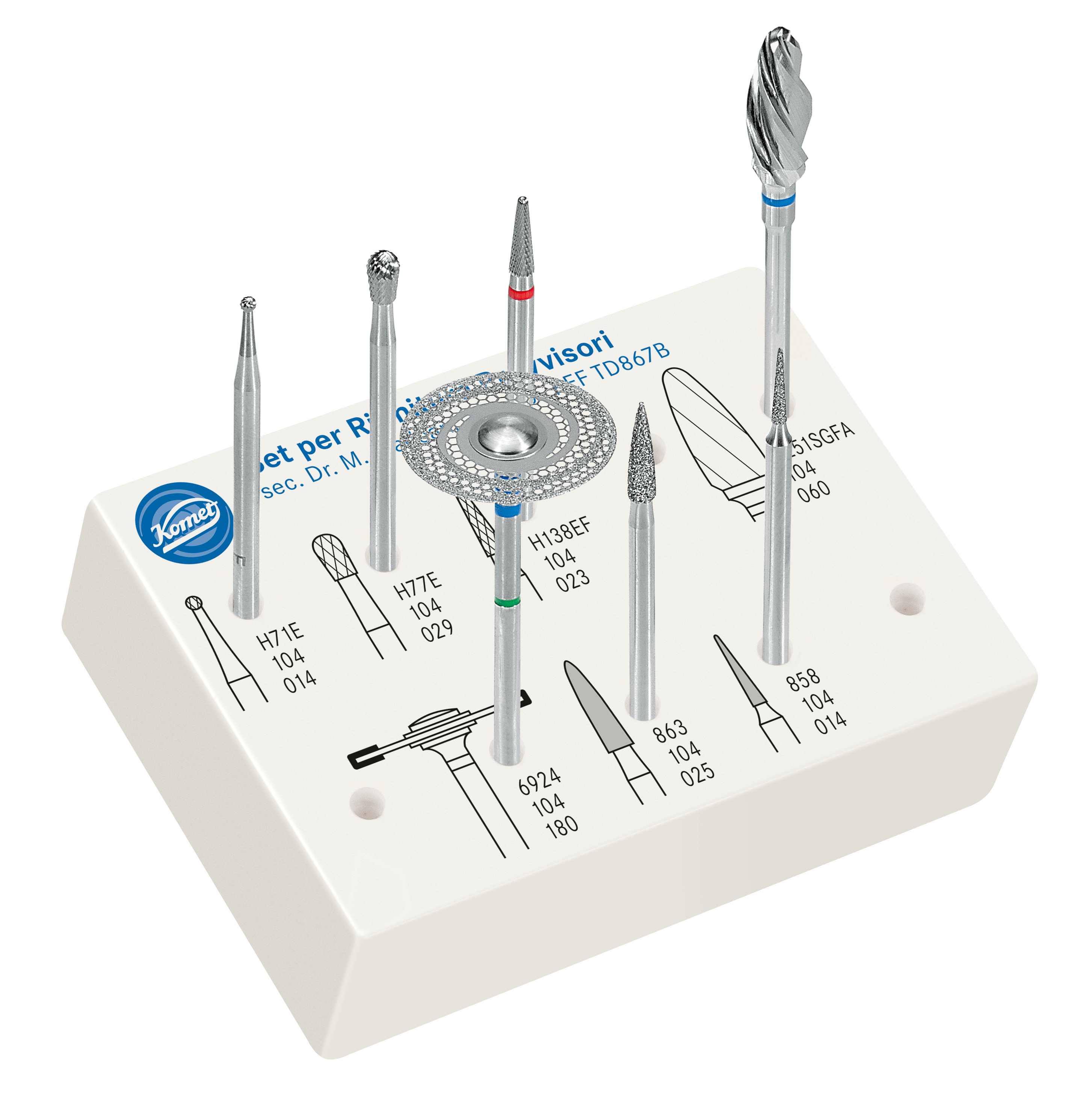Kit protesi provvisorie Dr. Fradeani