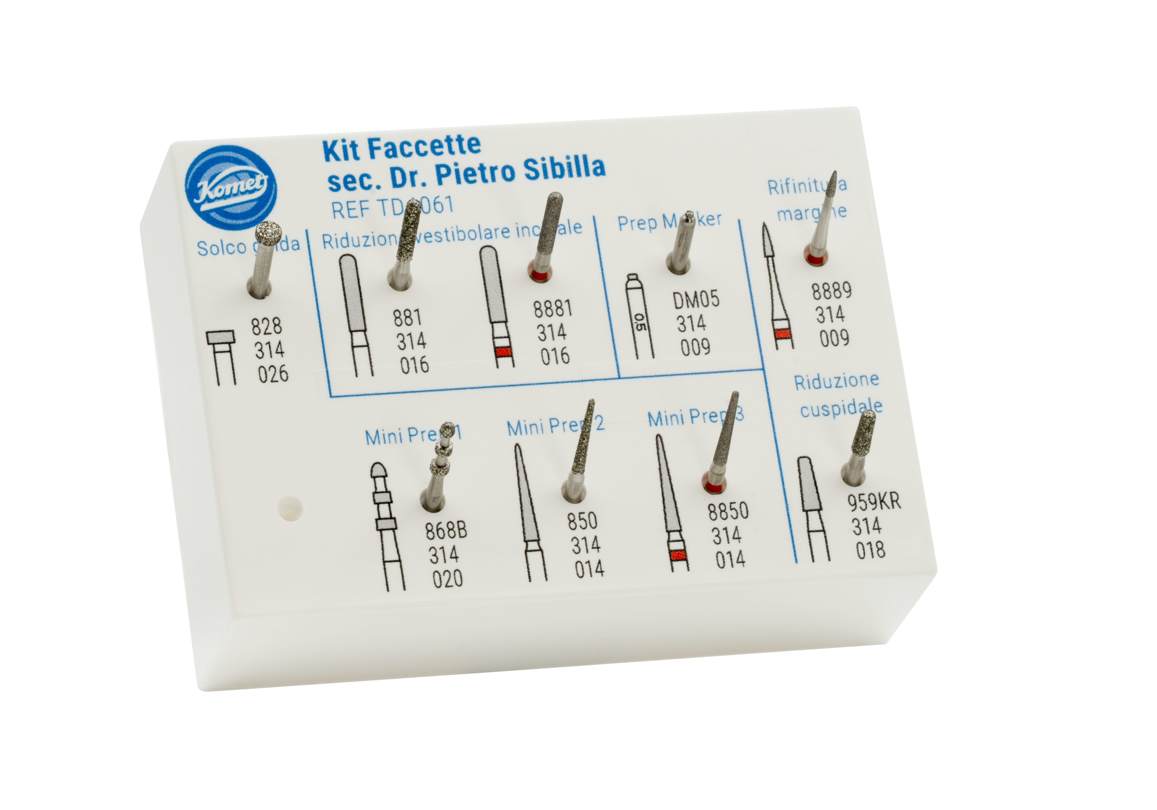 Kit faccette sec. Dr. Sibilla