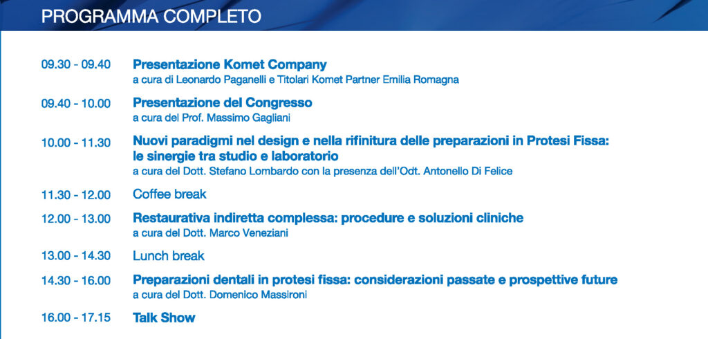 Programma Congresso 1 aprile 2023